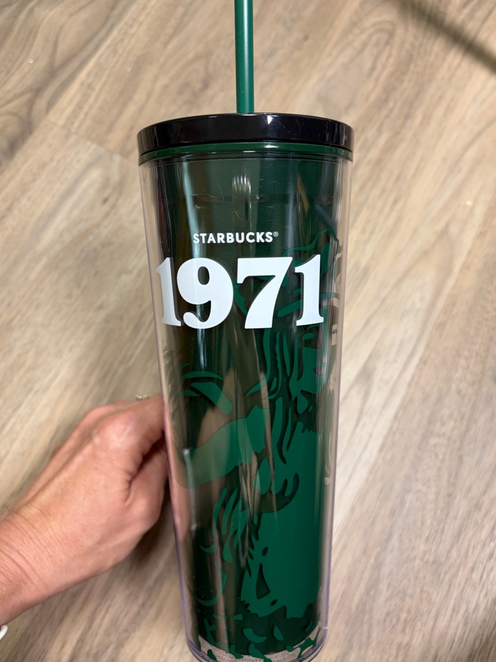 🆕 Starbucks Limited Edition Green 1971 Siren Heritage Roast Cold Cup Tumbler